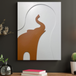 Tableau mural décoratif éléphant 1